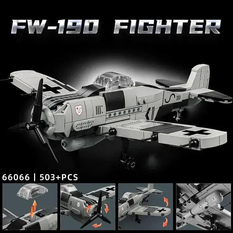  LEGO Compatible Fw 190 Aircraft Blocks Kit For Boys Fun -  ToylandEU™