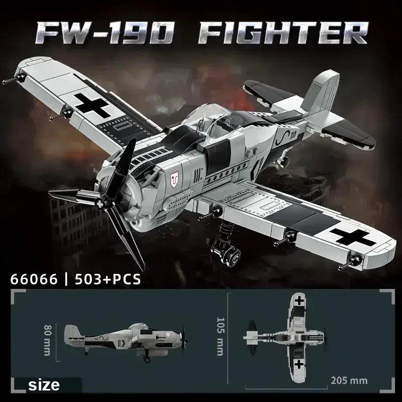  LEGO Compatible Fw 190 Aircraft Blocks Kit For Boys Fun -  ToylandEU™