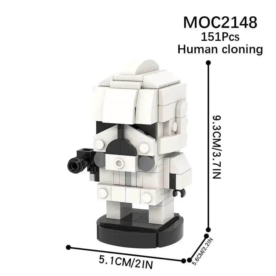  LEGO Compatible Human Cloning Figure Durable ABS -  ToylandEU™