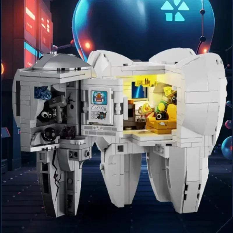 LEGO Compatible Mechanical Tooth Model LED Educational Blocks - ToylandEU