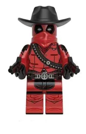  LEGO Compatible Minifig Red Cowboy Mercenary Custom -  ToylandEU™