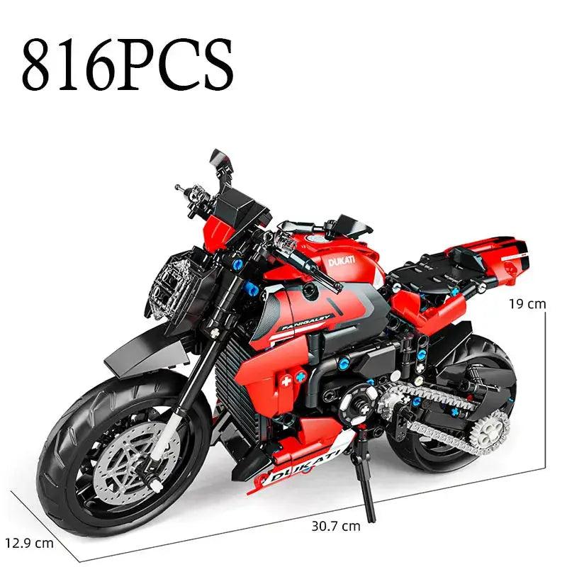  LEGO Compatible Motorcycle Building Blocks CE Certified -  ToylandEU™