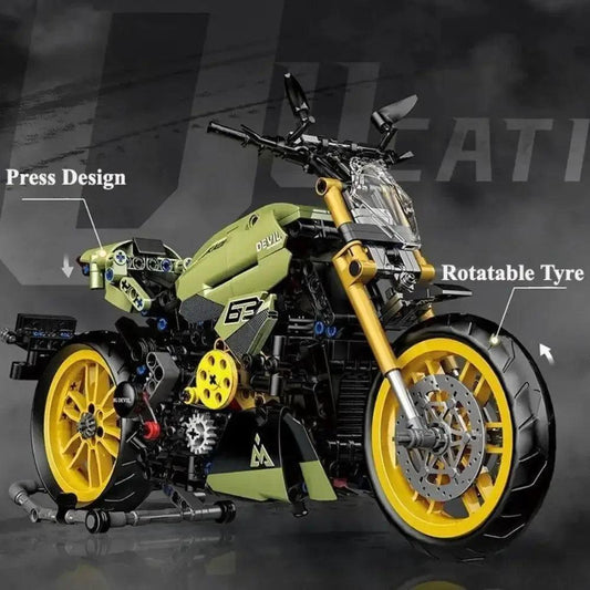  LEGO Compatible Motorcycle Building Blocks Kit For Fans -  ToylandEU™