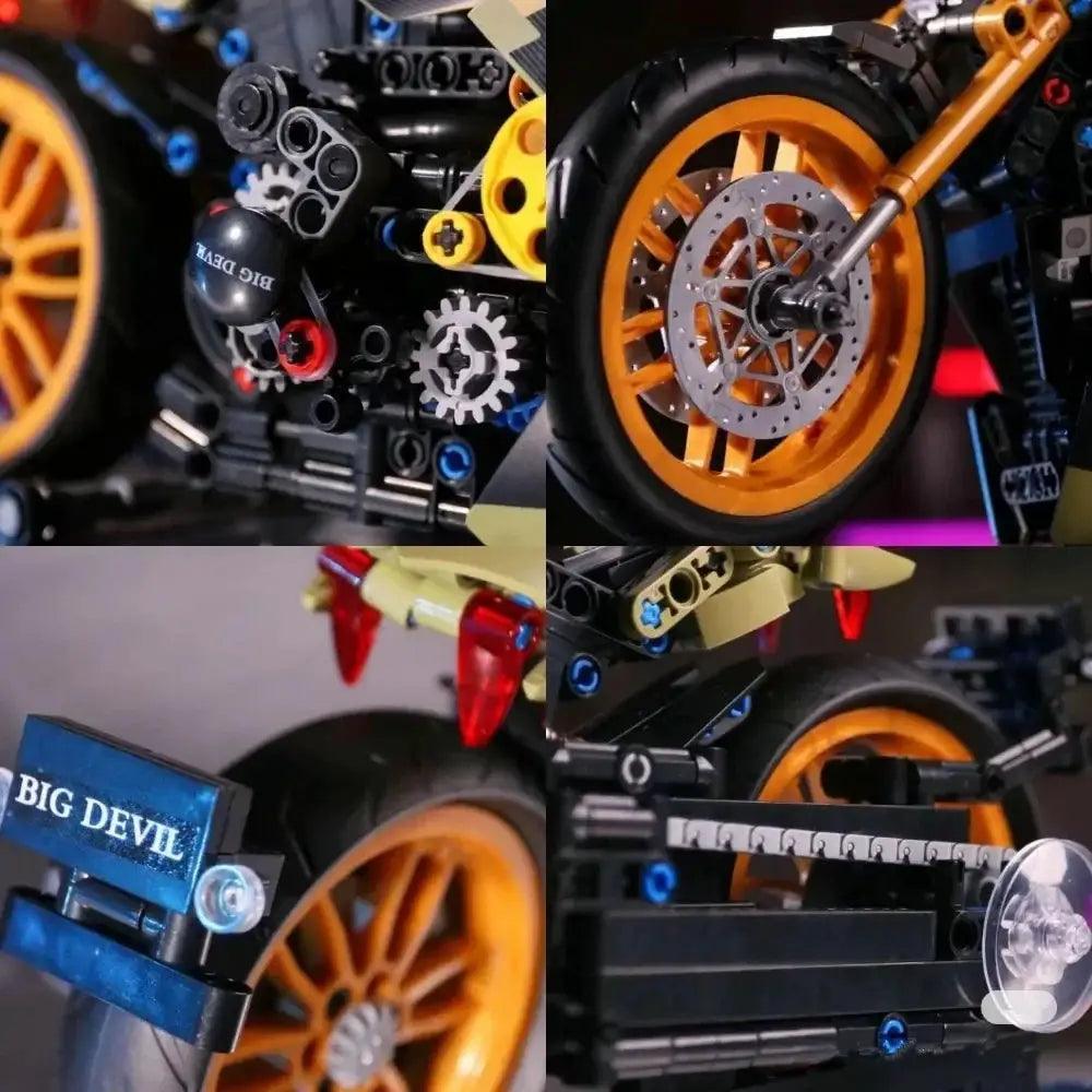 LEGO Compatible Motorcycle Building Blocks Kit For Fans -  ToylandEU™