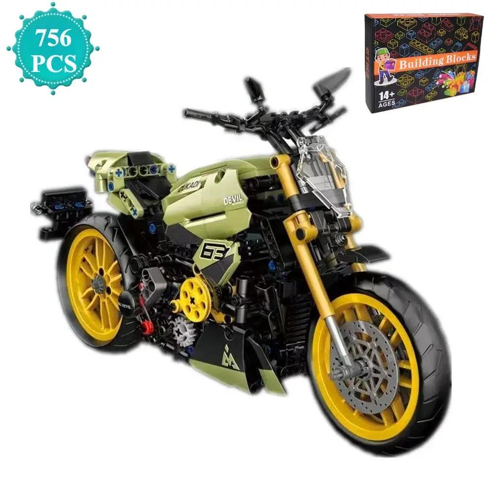  LEGO Compatible Motorcycle Building Blocks Kit For Fans -  ToylandEU™