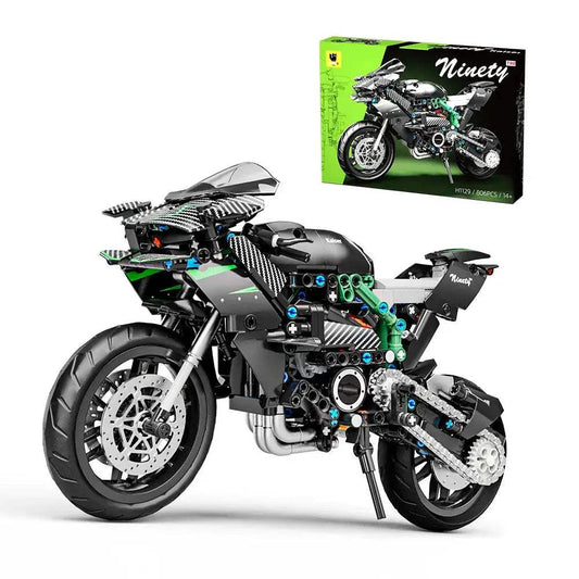 MOC 1:8 Technical Famous Motorcycle Building Blocks Motorbike Building Set Adults Bricks Toy Festival Gift Vehicles Collection - ToylandEU