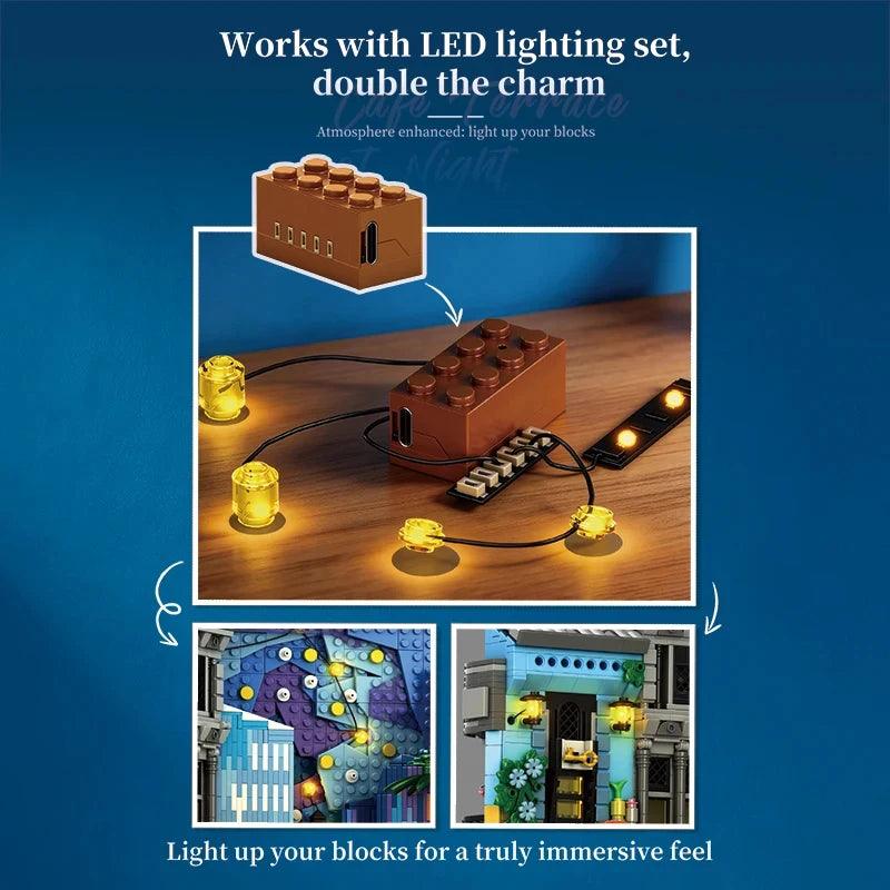 LEGO Compatible Picture Frame | LED Lights | Toylandeu™