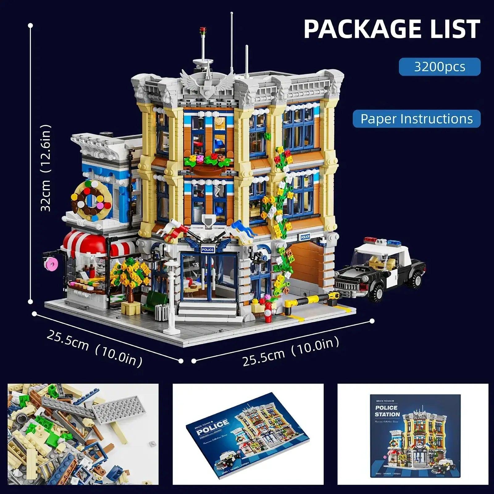  LEGO Compatible Police Station Building Blocks 3200 -  ToylandEU™
