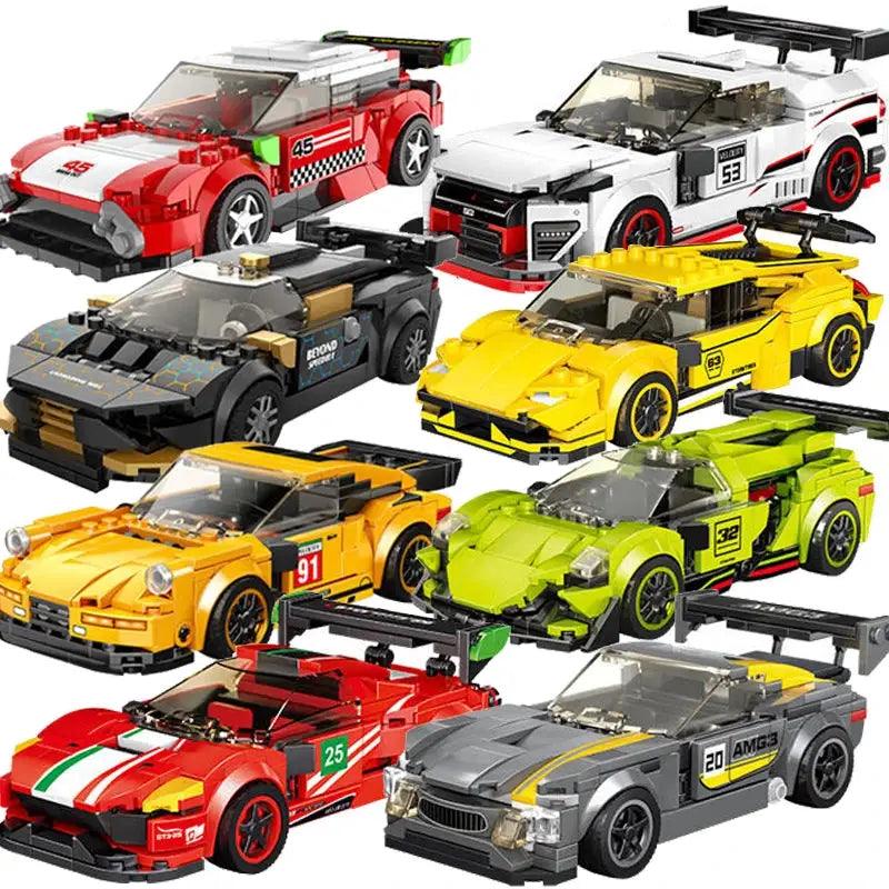  LEGO Compatible Racing Car Building Blocks Learning Toy -  ToylandEU™