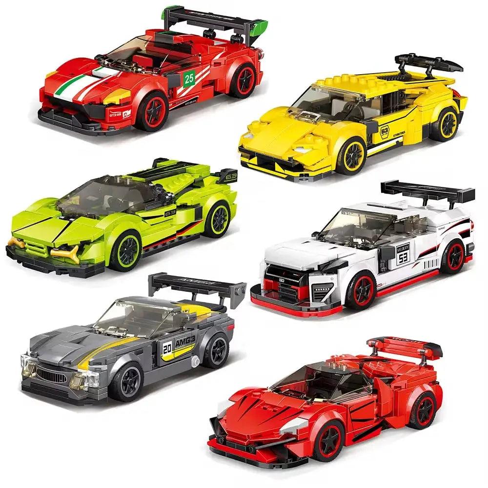  LEGO Compatible Racing Car Building Blocks Learning Toy -  ToylandEU™