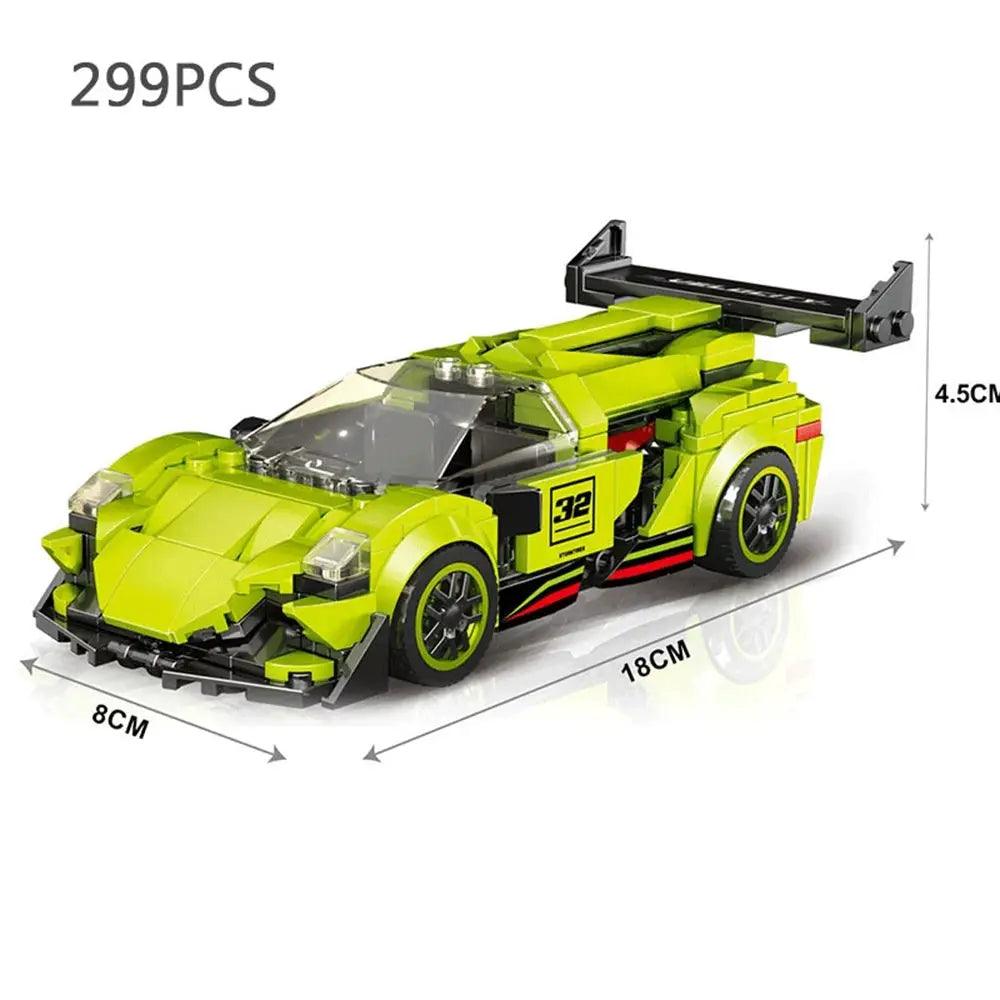  LEGO Compatible Racing Car Building Blocks Learning Toy -  ToylandEU™