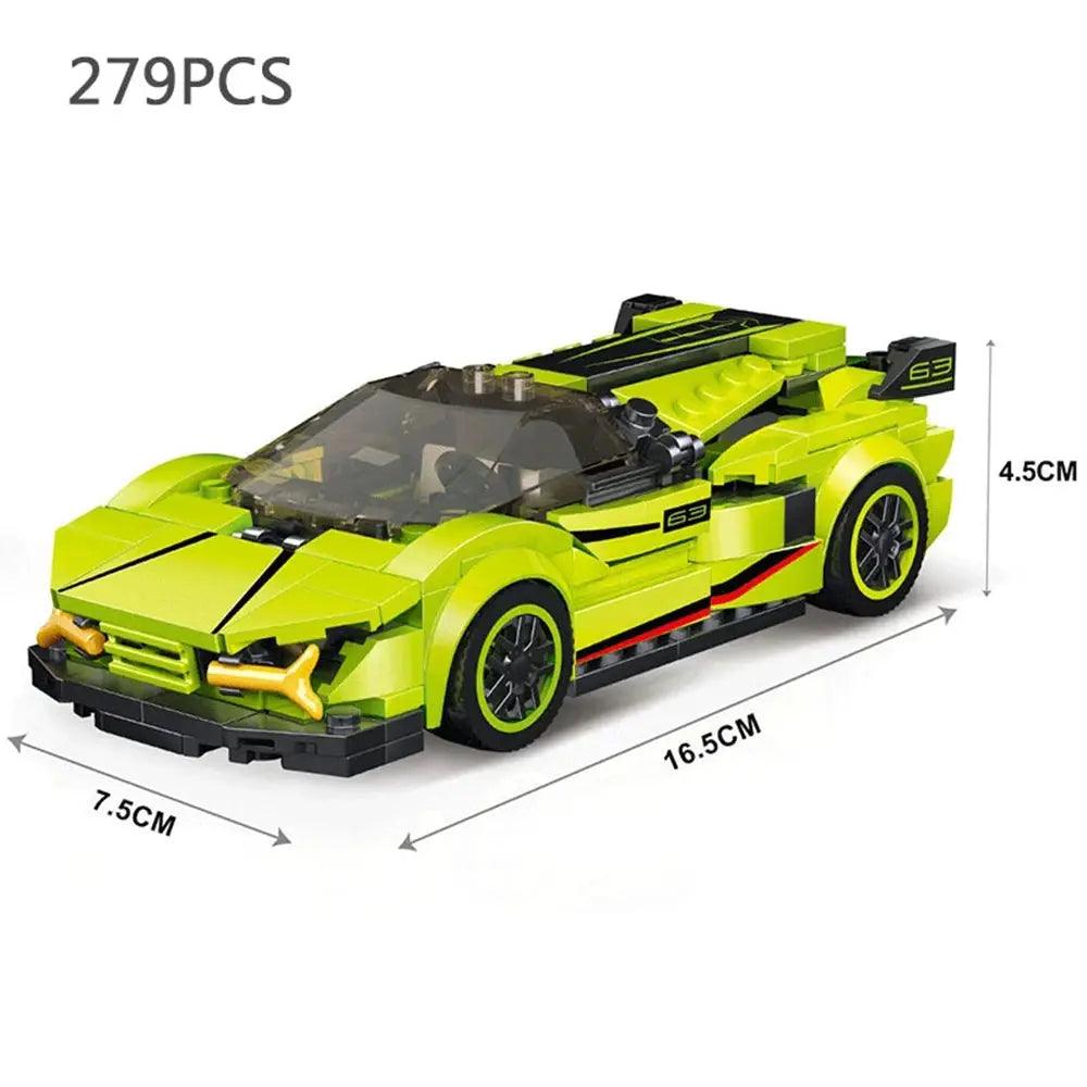  LEGO Compatible Racing Car Building Blocks Learning Toy -  ToylandEU™