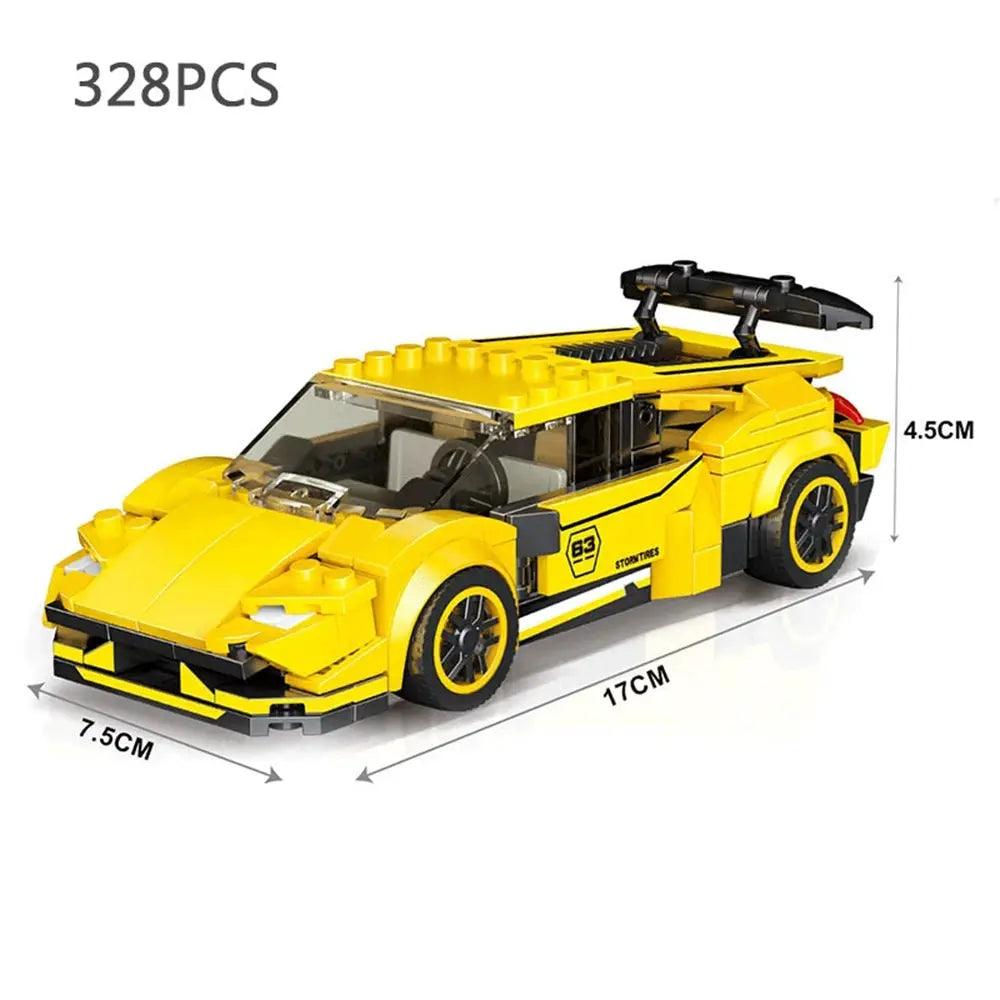  LEGO Compatible Racing Car Building Blocks Learning Toy -  ToylandEU™