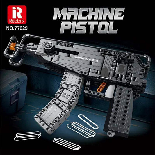 518PCS Scorpion Pistol Building Block Military Army Weapon MOC Gun Model Bricks Children DIY Assemble Toys Boy Holiday Gifts - ToylandEU