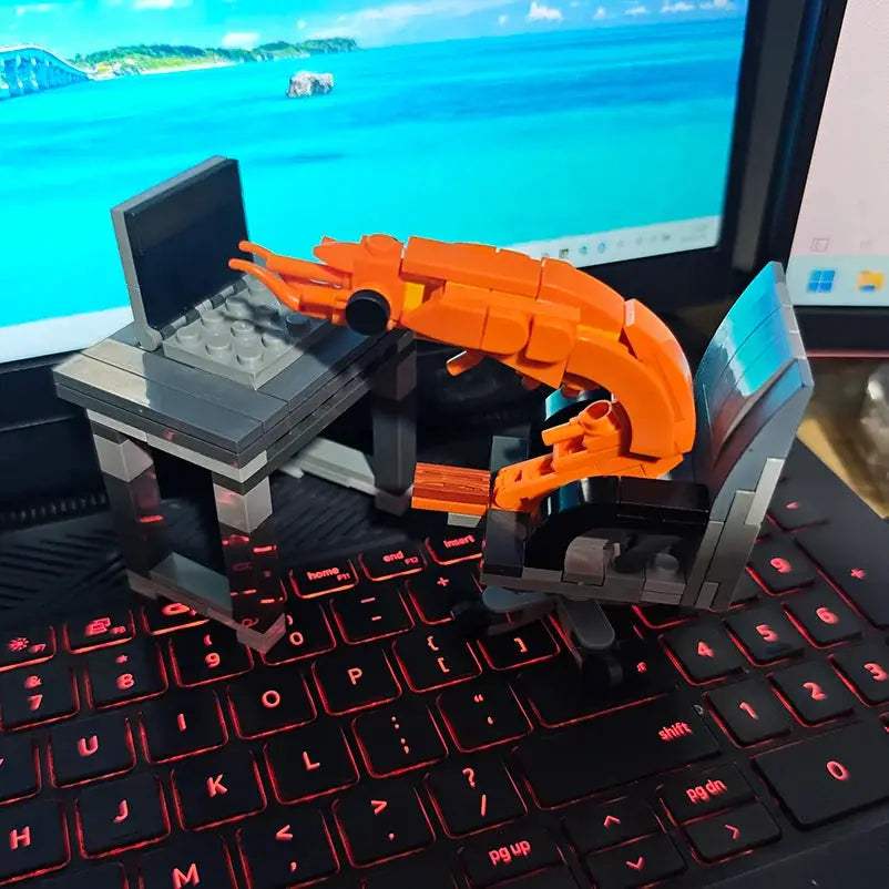  LEGO Compatible Shrimp Building Block Kit With Puzzle -  ToylandEU™