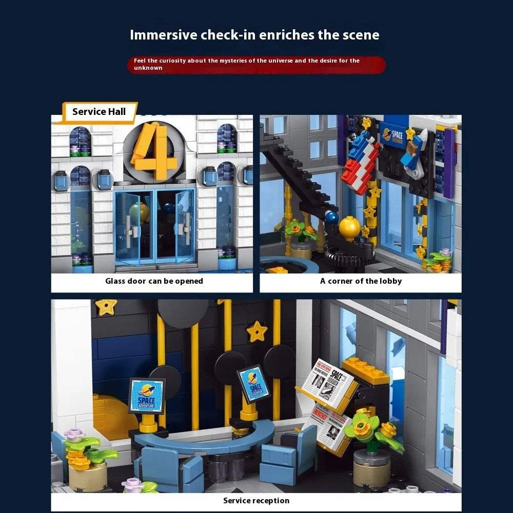  LEGO Compatible Skyscraper City Block Set Modular -  ToylandEU™