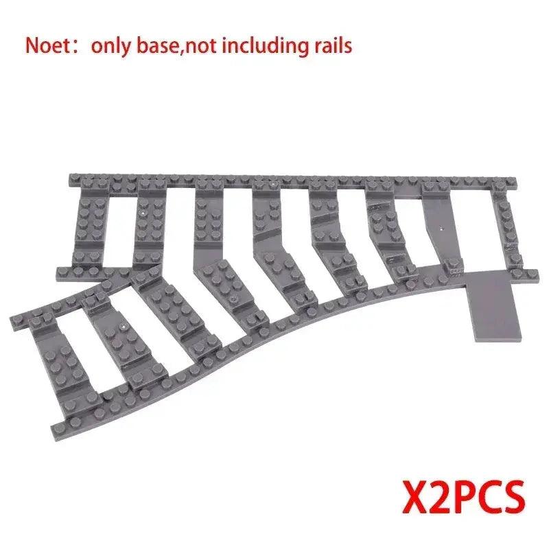  LEGO Compatible Train Tracks Set For Creative City -  ToylandEU™