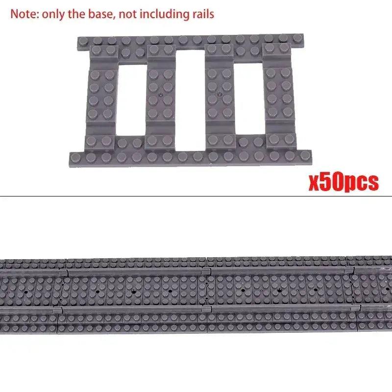  LEGO Compatible Train Tracks Set For Creative City -  ToylandEU™