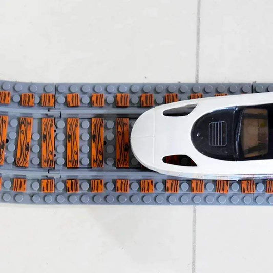  LEGO Compatible Train Tracks Set For Creative City -  ToylandEU™