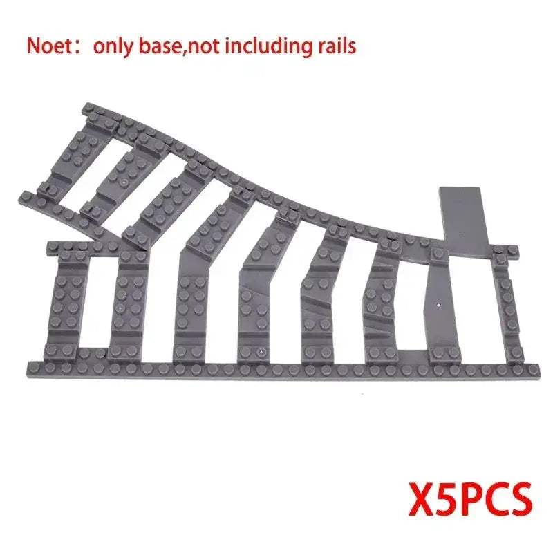 LEGO Compatible Train Tracks Set for Creative City Builds - ToylandEU
