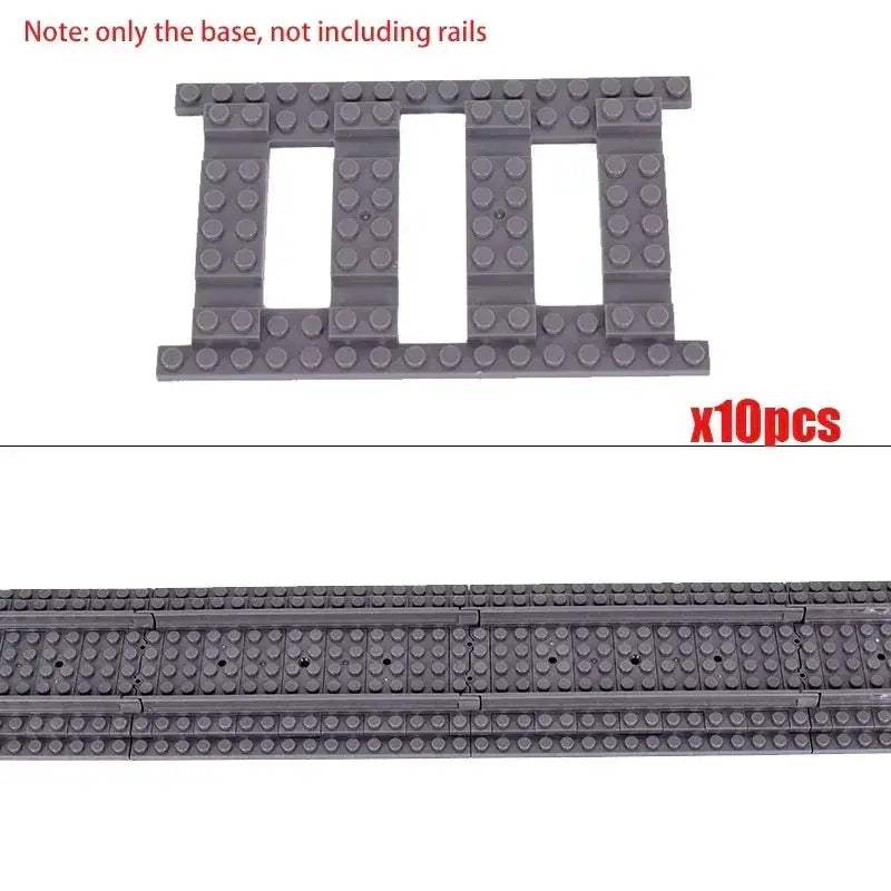 LEGO Compatible Train Tracks Set for Creative City Builds - ToylandEU
