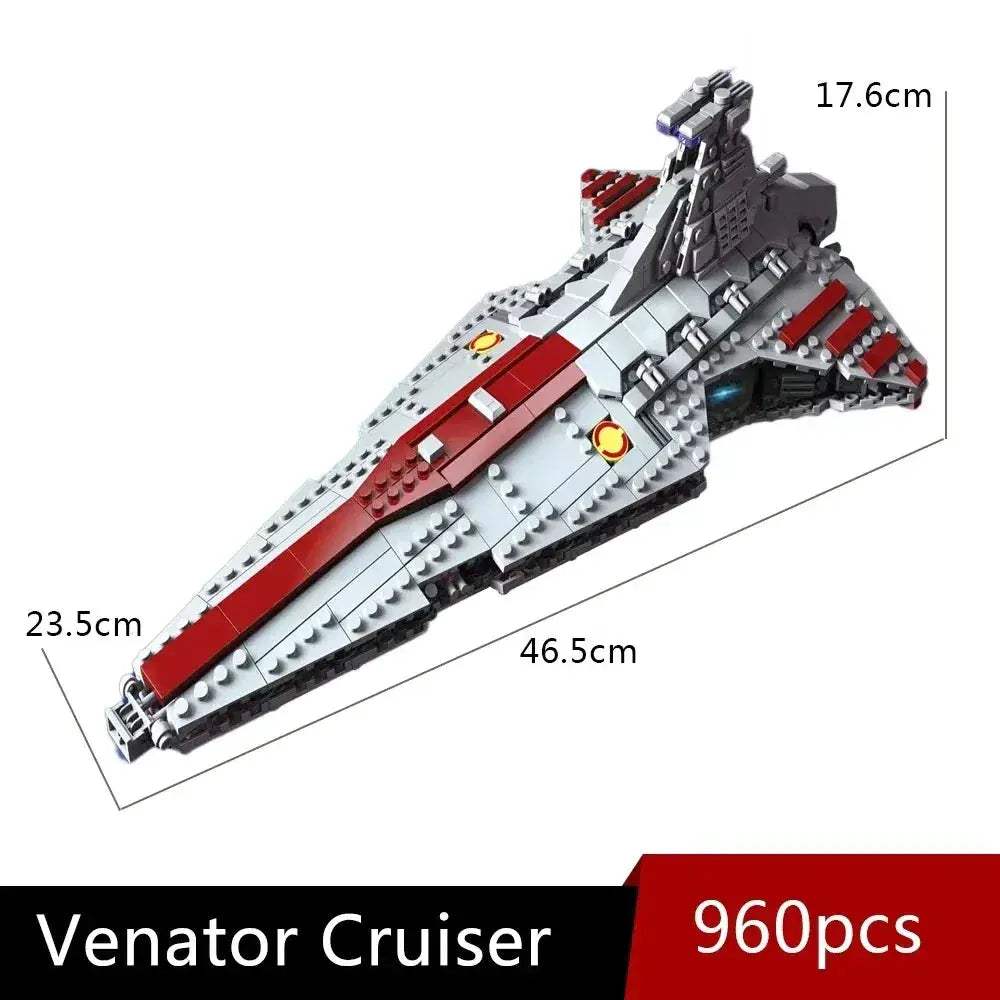 LEGO Compatible Venator Attack Cruiser MOC Builds Creativity - ToylandEU