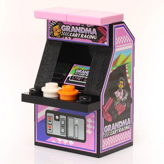 LEGO Grandma Cart Racing Arcade Cabinet With Custom Decals - ToylandEU