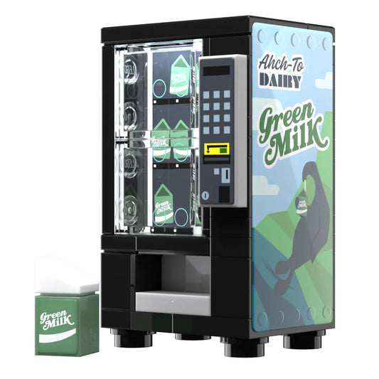 LEGO Green Milk Vending Machine Building Set With Custom Carton - ToylandEU
