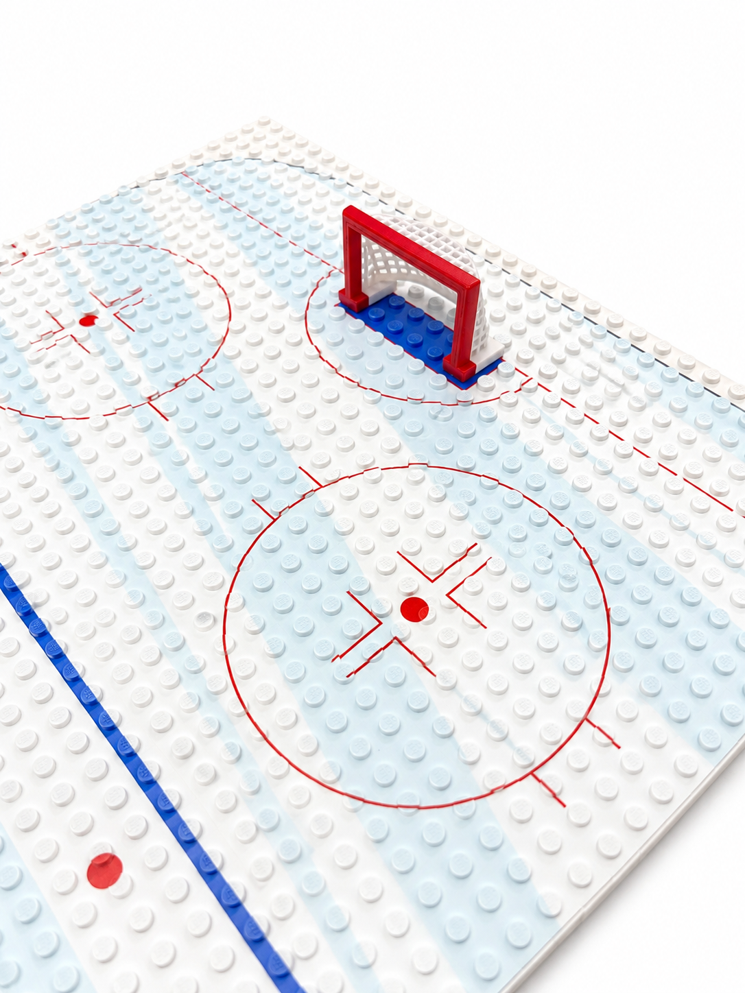 LEGO Hockey Rink | Printed Regulation Baseplates | Toylandeu™