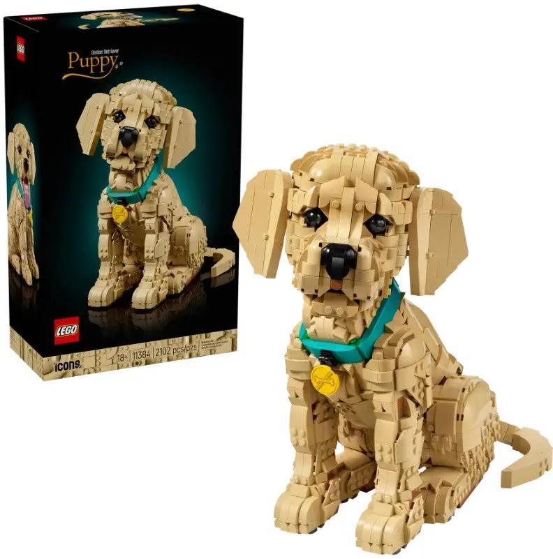  LEGO®  Icons Golden Retriever Puppy Buildable Model Set -  ToylandEU™