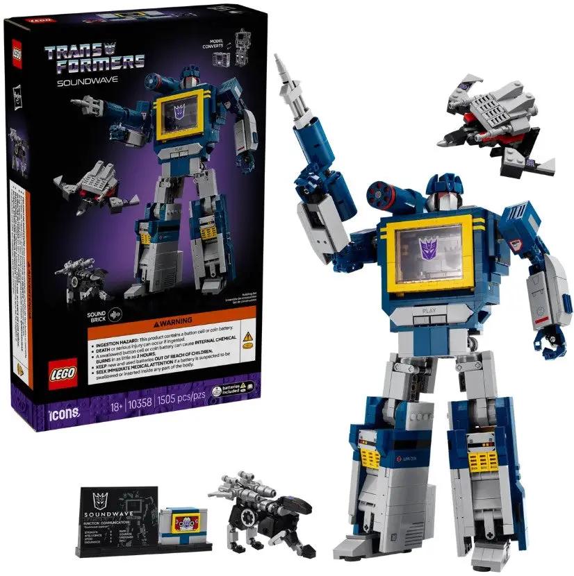  LEGO Icons Transformers Soundwave 10358 Premium Display -  ToylandEU™