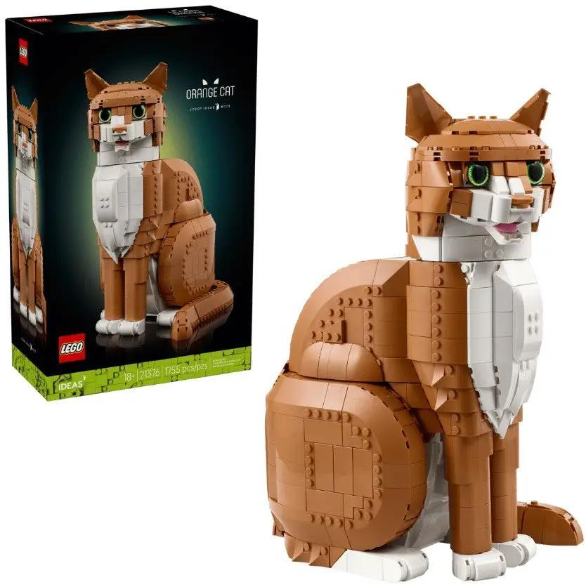  LEGO®  Ideas Orange Cat 21376 Brick Built Masterpiece -  ToylandEU™