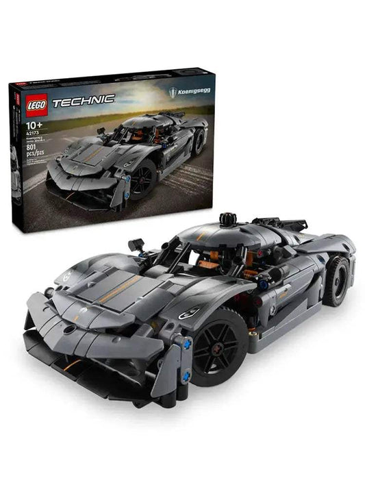 LEGO 42173 Mechanical Series Koenigsegg Grey Supercar Racing Children's Building Blocks Toy - ToylandEU