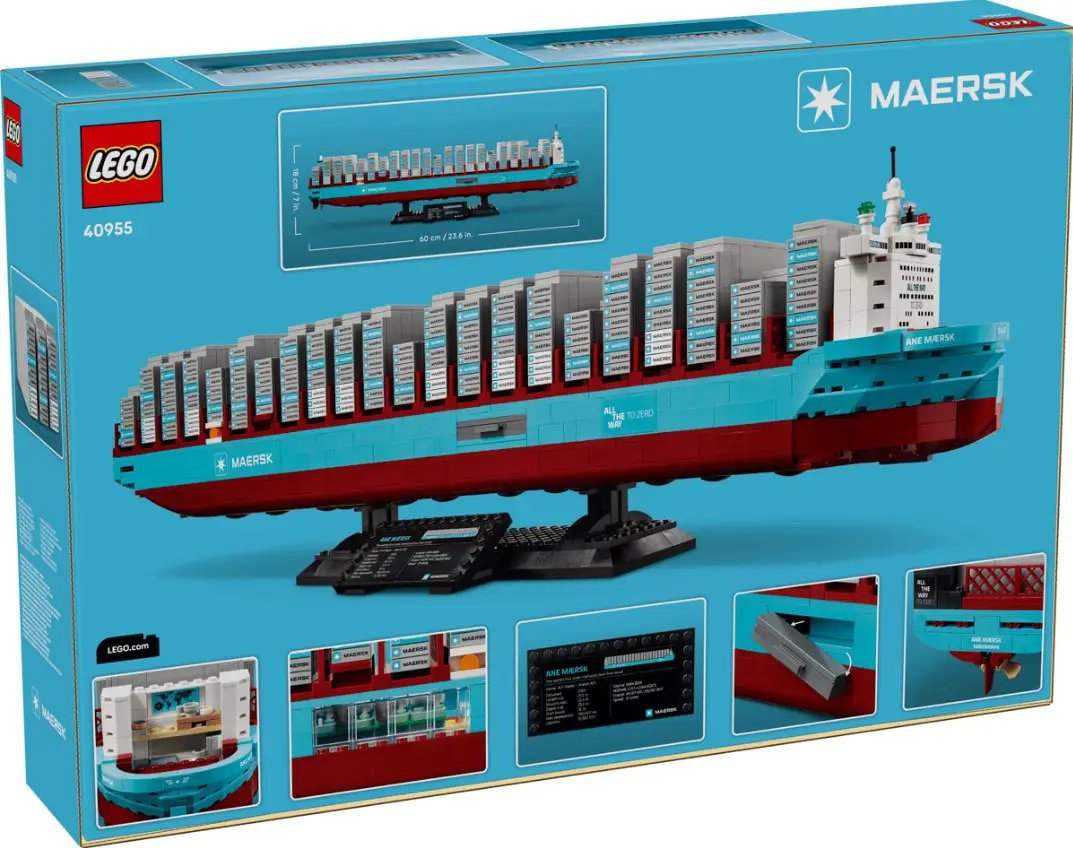  LEGO®  Maersk Dual-Fuel Container Vessel 1516-Piece Set -  ToylandEU™