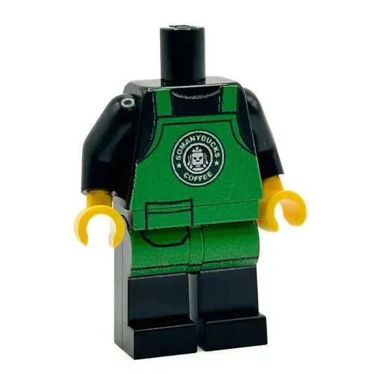  LEGO Minifig Barista Body Custom Printed Torso -  ToylandEU™