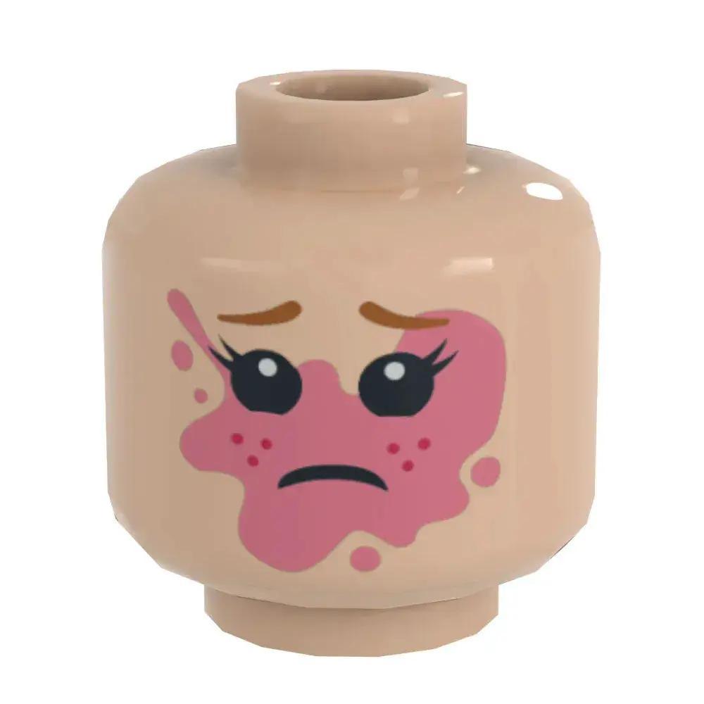  LEGO Minifig Head Bubble Gum Face Print Authentic Quality -  ToylandEU™