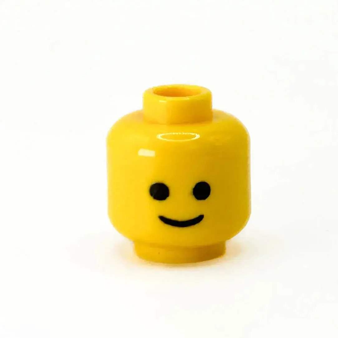  LEGO Minifig Head Custom Print Edition Classic Smile -  ToylandEU™