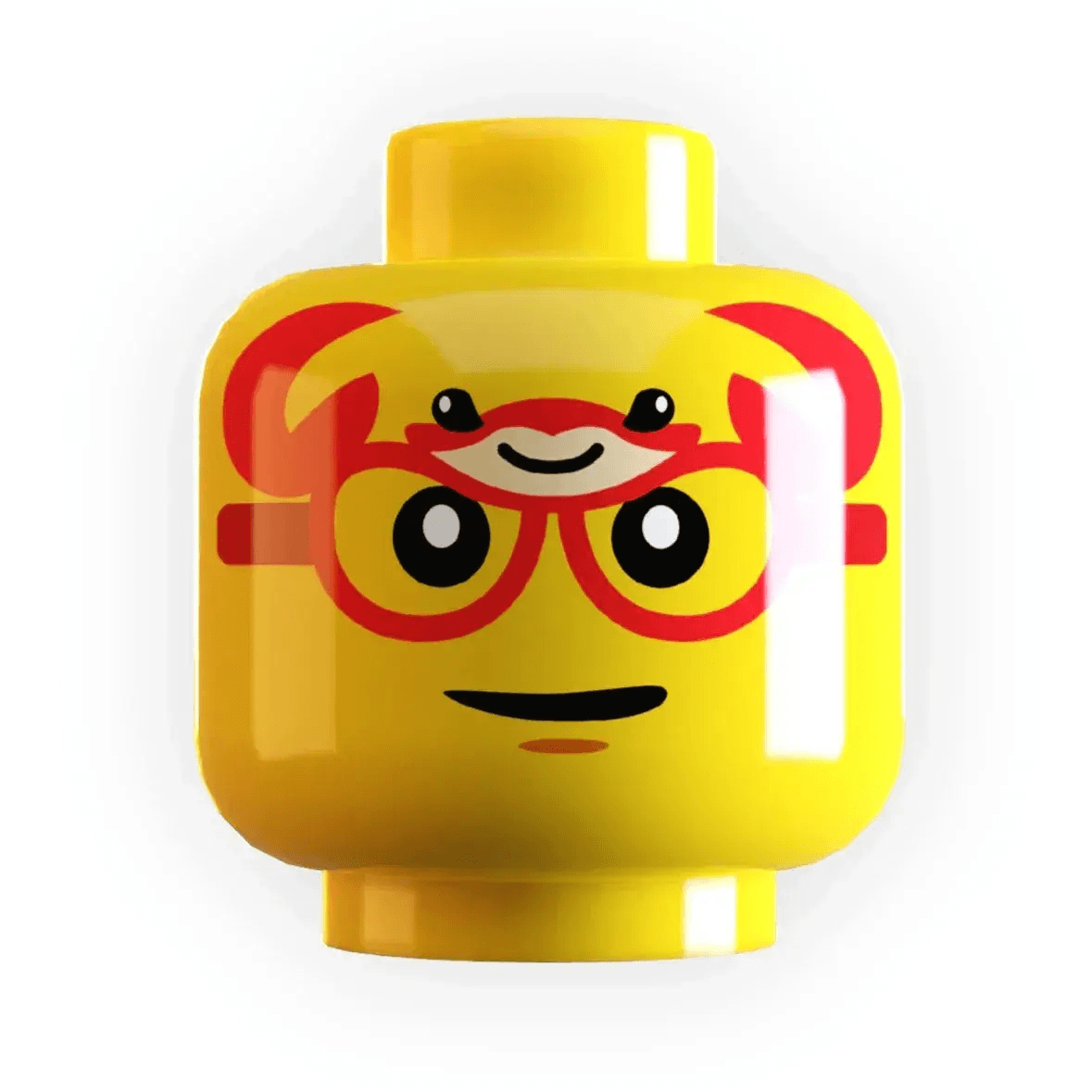  LEGO Minifig Head With Crab Sunglasses Authentic Print -  ToylandEU™