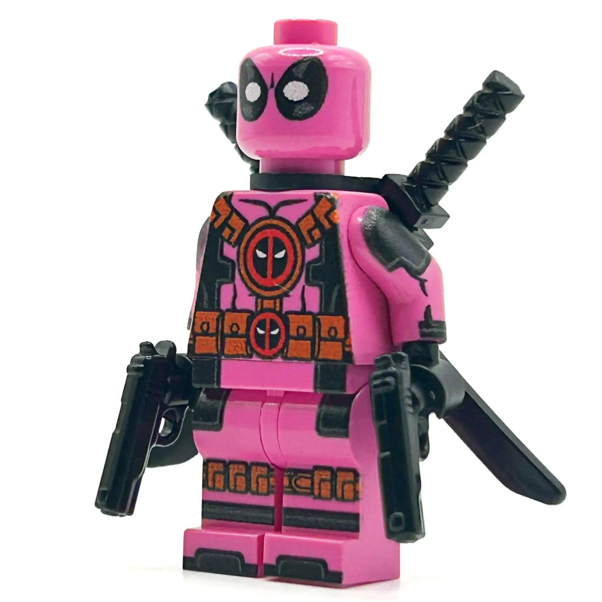  LEGO Minifig Pink With Dual Katana Swords B3 Customs -  ToylandEU™