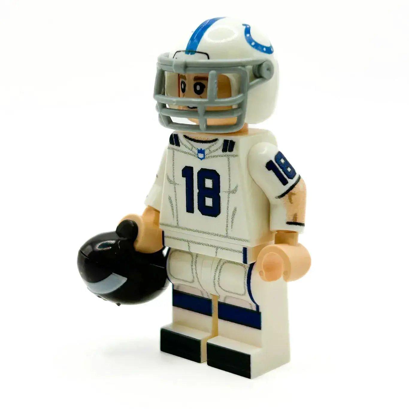  LEGO Minifigure Football QB Indy Custom Helmet Printed -  ToylandEU™