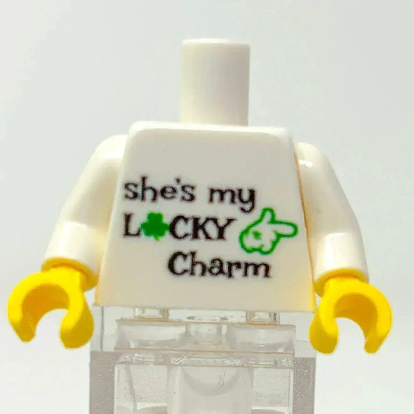  LEGO Minifigure Torso Custom Printed Shes Lucky Charm -  ToylandEU™