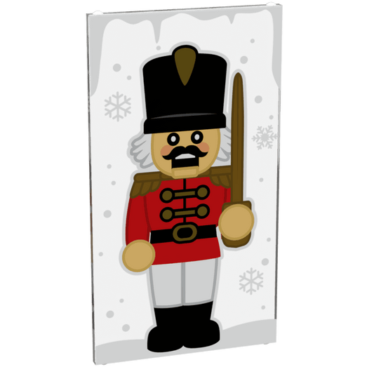 LEGO Nutcracker Window Panel 4x6 Custom Printed