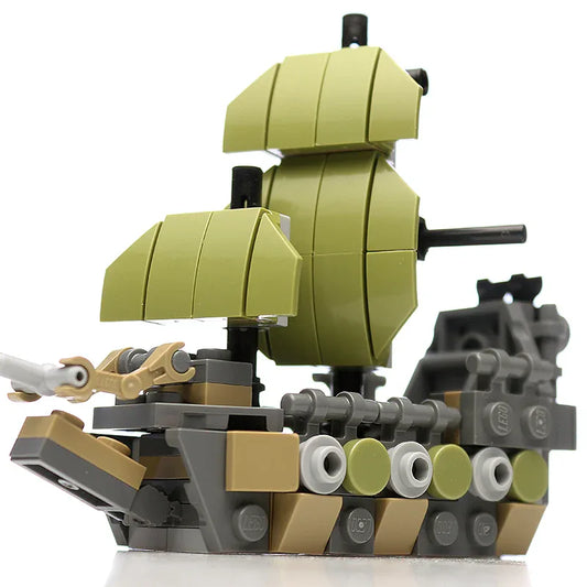 LEGO Pirate Ship The Flying Dutchman Mini Kit For Figures 105 Piece Compact Model - ToylandEU