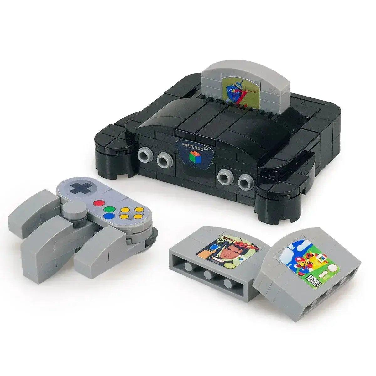 LEGO Pretendo 64 Custom Retro Console Kit 126 Bricks -  ToylandEU™