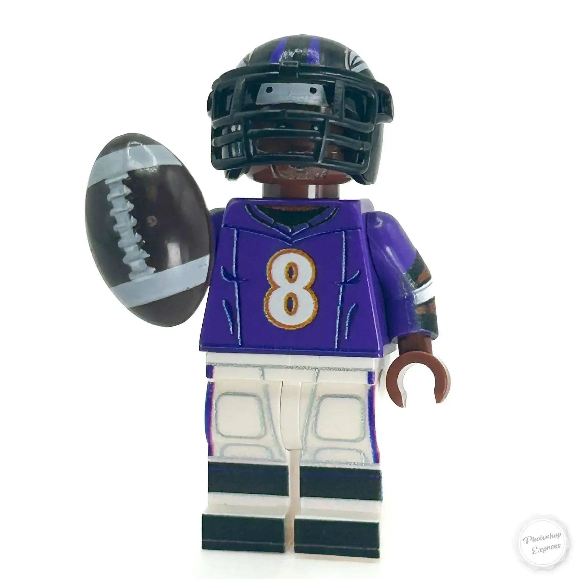  LEGO Ravens QB Minifig Custom Football Figure -  ToylandEU™