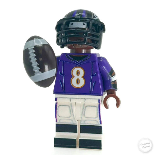  LEGO Ravens QB Minifig Custom Football Figure -  ToylandEU™