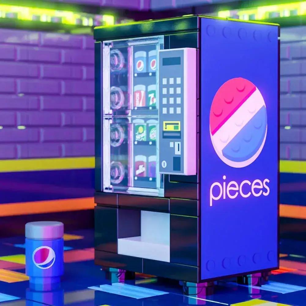  LEGO Soda Vending Machine for Minifigures Blue Display -  ToylandEU™