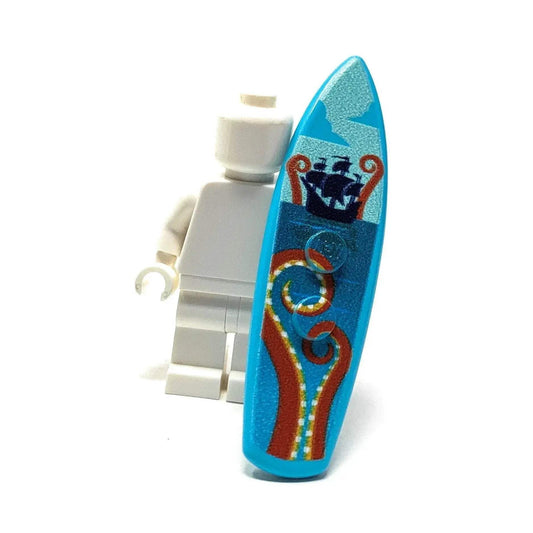  LEGO Surfboard Kraken Print on Authentic Bricks -  ToylandEU™
