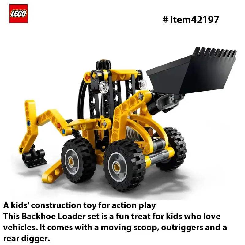  LEGO Technic Backhoe Loader Educational Gift STEM -  ToylandEU™