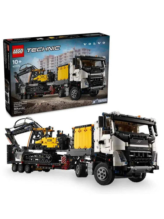LEGO 42175 Mechanical Group Series Volvo FMX Truck and EC230 Green Power Excavator Building Block Toy - ToylandEU